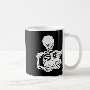 Mug Holding Chat Funny Halloween Crâne Sphynx Chat