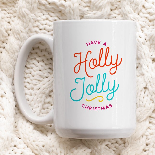 Mug Holly Jolly Christmas (Créateur téléchargé)