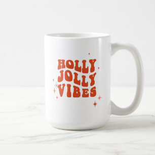 Mug Holly Jolly Vibes - Un Message De Vacances