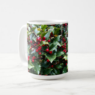 Mug Holly leaves and Berries