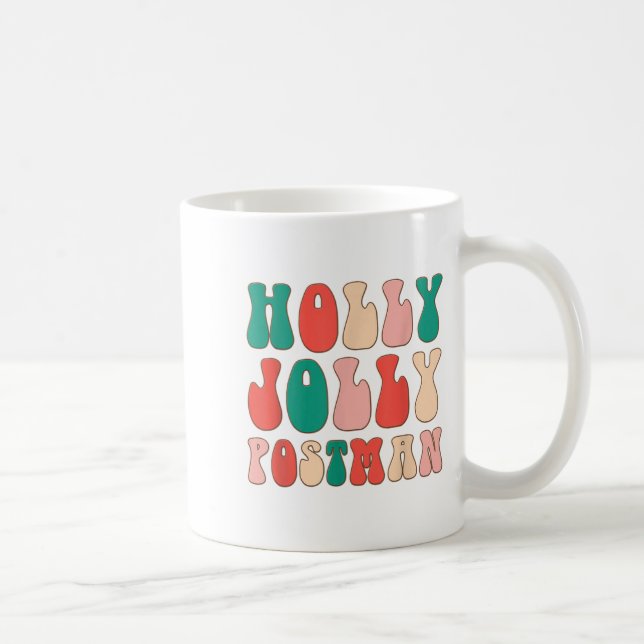 Mug Holly Xmas Jolly Stman Retro Groovy Christmas Paja (Droite)