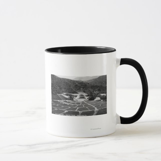 Mug Hollywood, Californie Hollywood Bowl View (Droite)