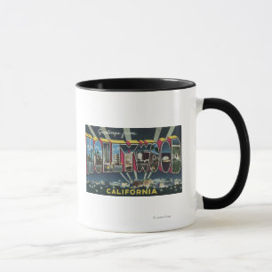 Mug Hollywood, CalifornieScènes de grandes lettres