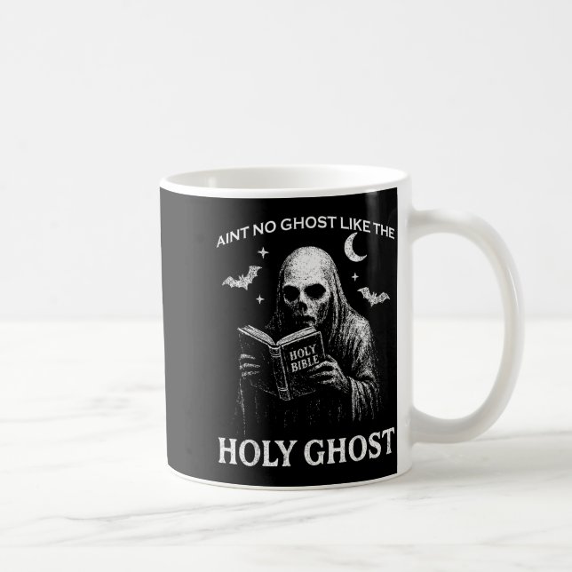 Mug Holy Ghost Creepy Realistic Distressed Halloween B (Droite)
