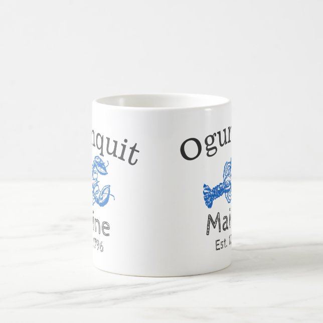 Mug Homard bleu "port Maine d'Ogunquit de barre " (Centre)