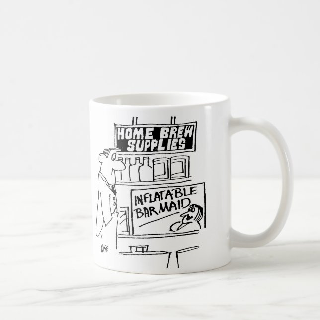 Mug Home Brew Shop a gonflable Barmaid (Droite)
