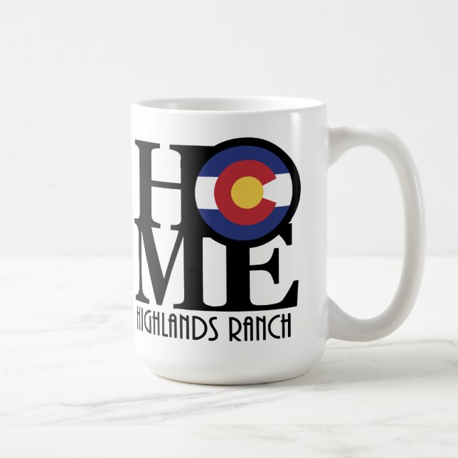 Mug HOME Highlands Ranch Colorado 15oz (Droite)