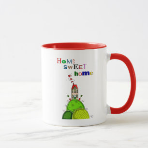 Mug Home Sweet Home Illustration