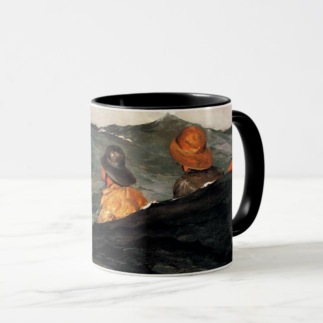 Mug Homer - Embrasser la lune (Devant droit)