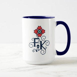 Mug Hommage floral de Frida Kahlo  
