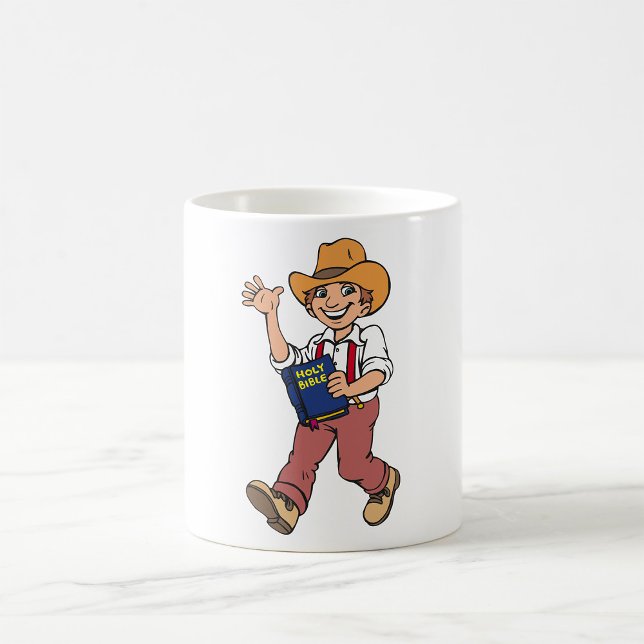 Mug Homme Avec Une Bible (Créateur téléchargé)
