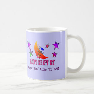 Mug Homme de bâton de LUNE du poste de nuit droite
