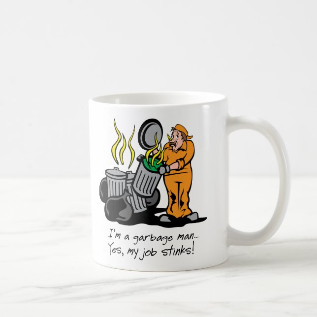 Mug Homme de déchets (Droite)