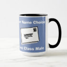 Homme de première classe avec nom personnalisé