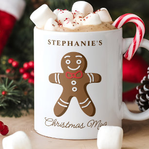 Mug Homme en pain d'épices personnalisé Noël