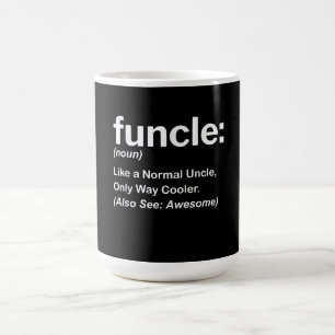 Mug Homme Funny Uncle Chemise Mens Funcle Définition 