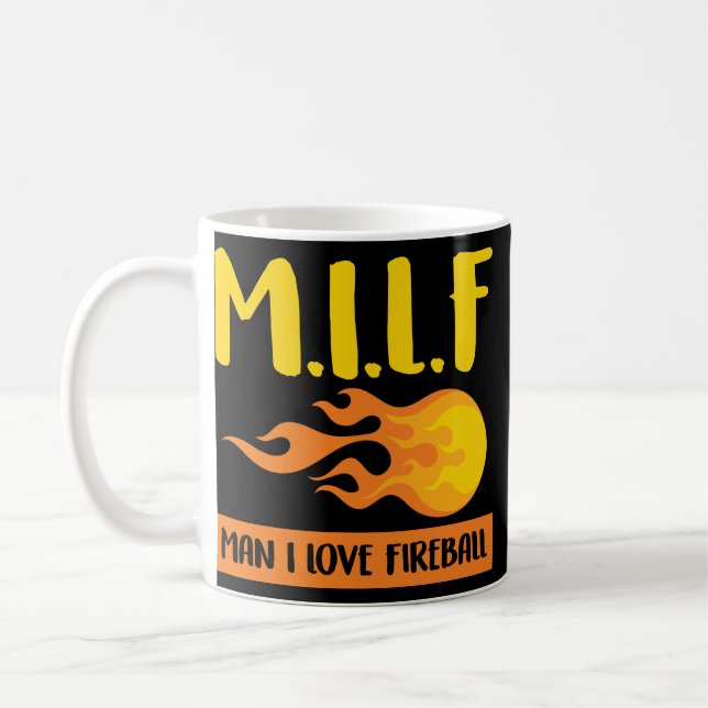Mug Homme I Love Fireball Cadeau (Gauche)