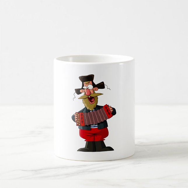 Mug Homme Jouant L'Accordion (Créateur téléchargé)