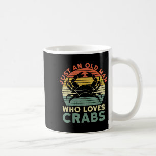 Mug Homme Juste Un Vieux Homme Qui Aime Les Crabes Cit