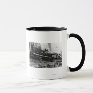 Mug Hommes de transport de train de notation et