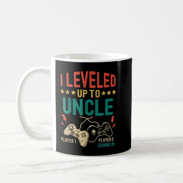 Mug Hommes J'Ai Levelé Jusqu'À Oncle Nouveau Oncle Gam (Gauche)