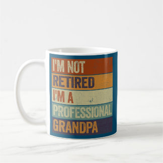 Mug Hommes Je ne suis pas à la retraite Je suis un gra