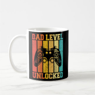 Mug Hommes Nouveau Niveau Papa Déverrouillé Jeu Grosse