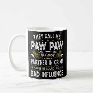 Mug Hommes On M'Appelle Paw Paw Papa Drôle Idée