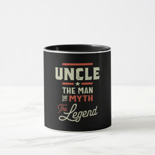 Mug Hommes Oncle L'Homme Le Mythe La Légende Cadeau