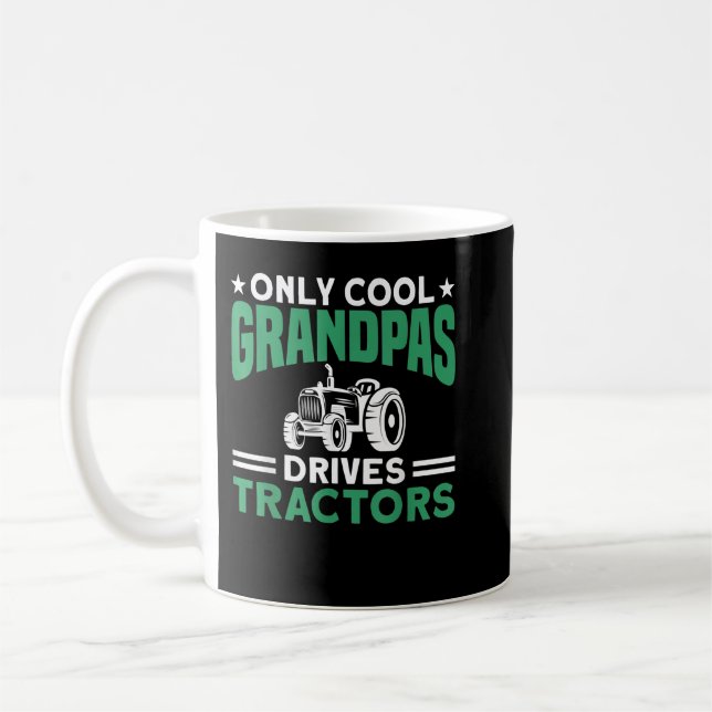 Mug Hommes seulement Cool Grandpas Drivers Tracteurs F (Gauche)