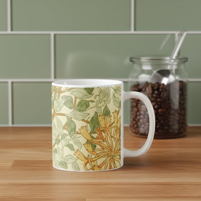 Mug Honeysuckle Vine Greenery William Morris (Créateur téléchargé)