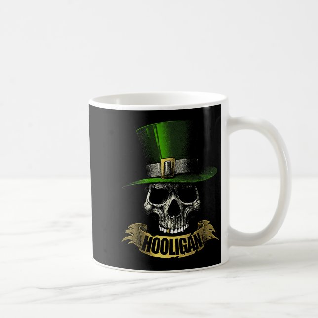 Mug Hooligan Skull Funny Iri-shirt  (Droite)