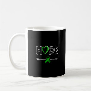 Mug Hope Green Ribbon Maladie du rein Cadeau de sensib