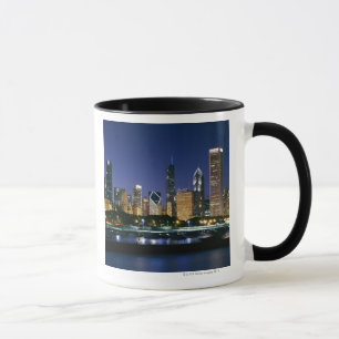Mug Horizon de Chicago du centre la nuit
