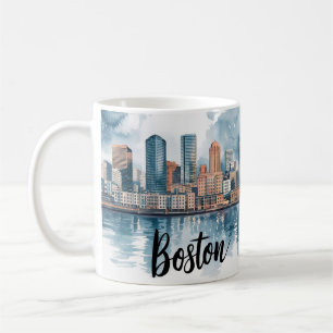 Mug Horizon de la ville de Boston, Boston Ma États-Uni