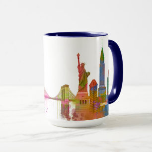 Mug Horizon de New York - arc-en-ciel