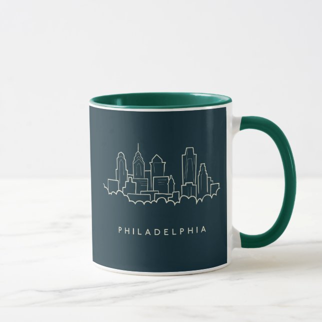 Mug Horizon de Philadelphie Pennsylvanie (Droite)