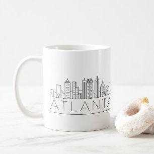 Mug Horizon stylisé d'Atlanta la Géorgie