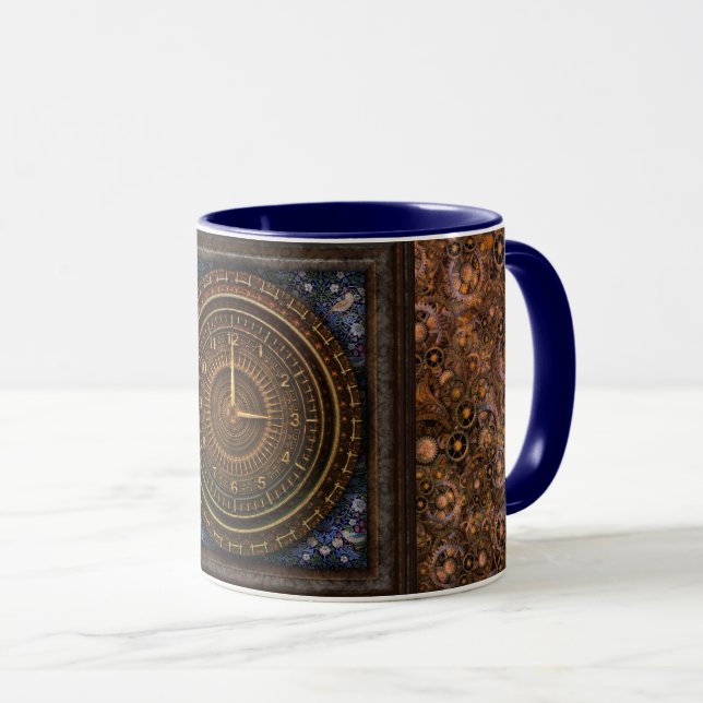 Mug Horloge baroque victorienne (Devant droit)