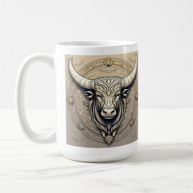 Mug Horoscope de Boho Couleur d'aquarelle de Torus (Gauche)