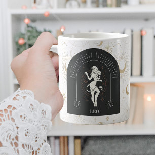 Mug Horoscope Mystic Leo Zodiac Stars