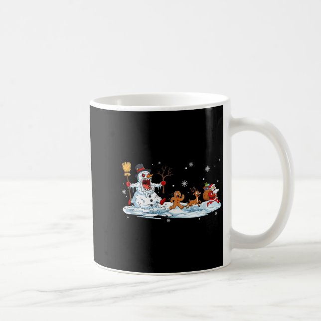 Mug Horror Snowman Christmas Reindeer Gingerbread Sant (Droite)