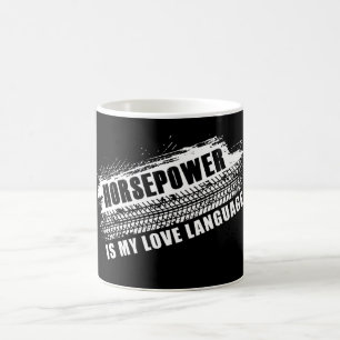 Mug Horsepower is My Love Language - Humour automobile