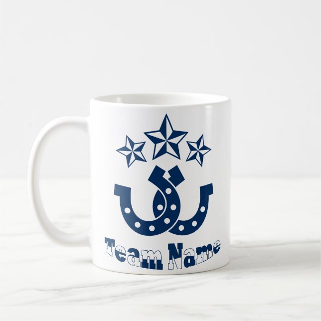Mug Horseshoe personnalisé unique (Gauche)