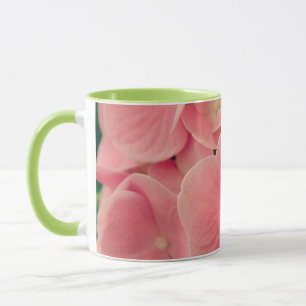 Mug Hortensia Hydrangea pink pastel flowers