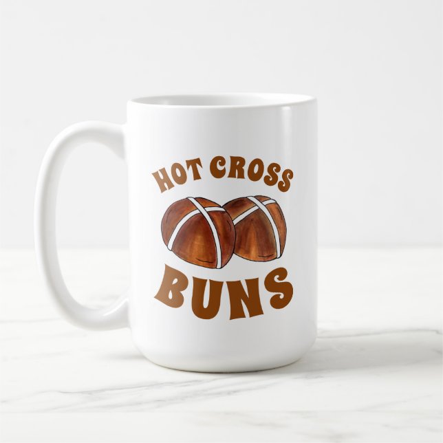 Mug Hot Cross Buns British Food Baking Pâtisserie (Gauche)