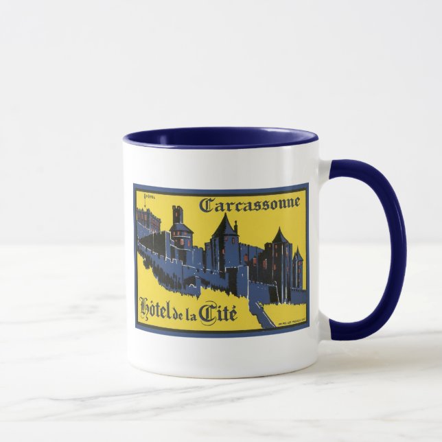 Mug Hôtel Carcassonne de la Cite (Droite)