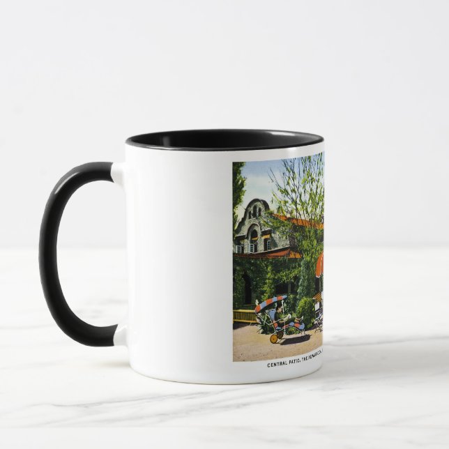 Mug Hôtel de Fred Harvey, Albuqurque, Nouveau Mexique (Gauche)