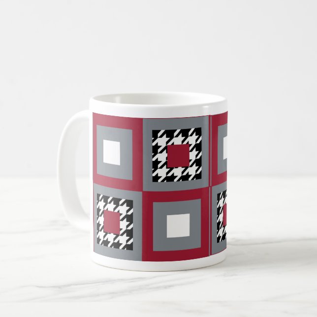 Mug Houndstooth Alabama (Devant gauche)