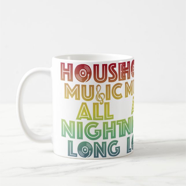 Mug House Music All Night Long Trippy Techno Edm Rave  (Gauche)